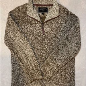 True Grit Original Frosty Tipped 1/2 Zip Pullover